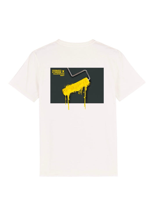 MALERMEISTER ANDY X VOT T-SHIRT "FARBROLLE" OFF-WHITE